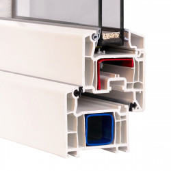 VEKA Softline 70, Blendrahmen 67mm, Flügel 80mm