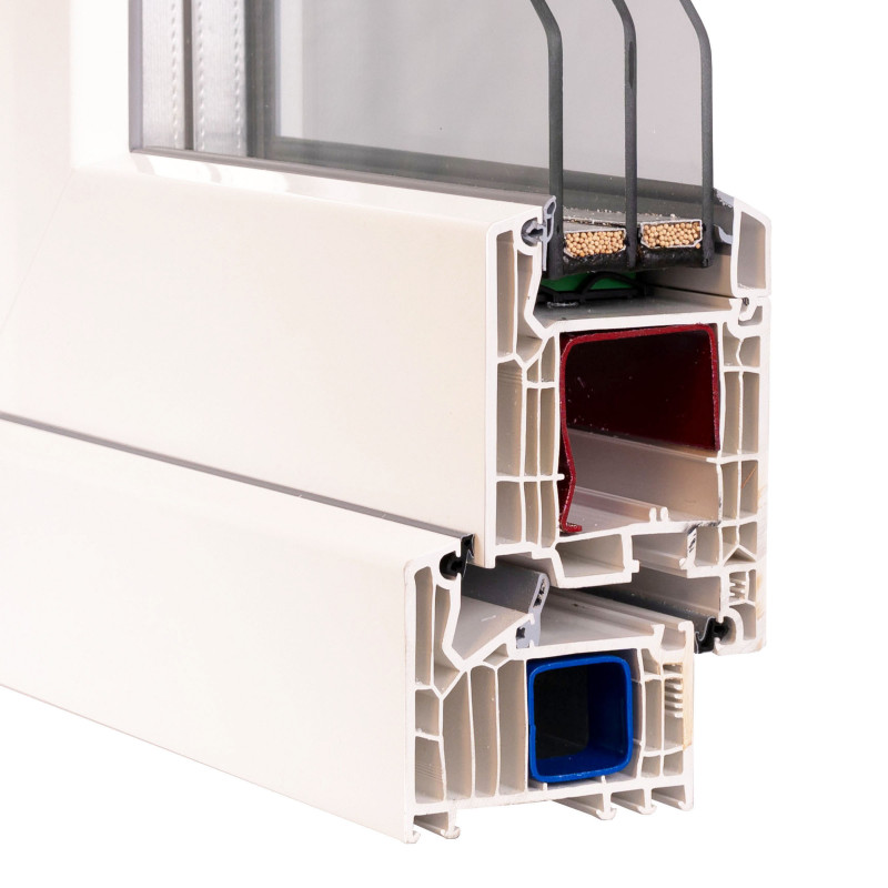 Veka Softline 82MD, dormant 73mm, ouvrant 114mm