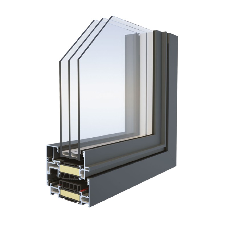 DECALU 88 New Steel (okna, drzwi balkonowe)