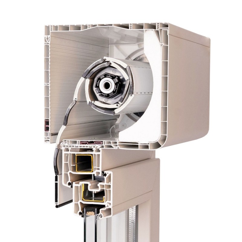 skrzynka CB oval 205 x 215mm, izolacja - styropian