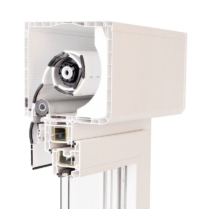 CB oval Box 205 x 215mmmit Insektenschutzgitter, Isolierung - Styropor