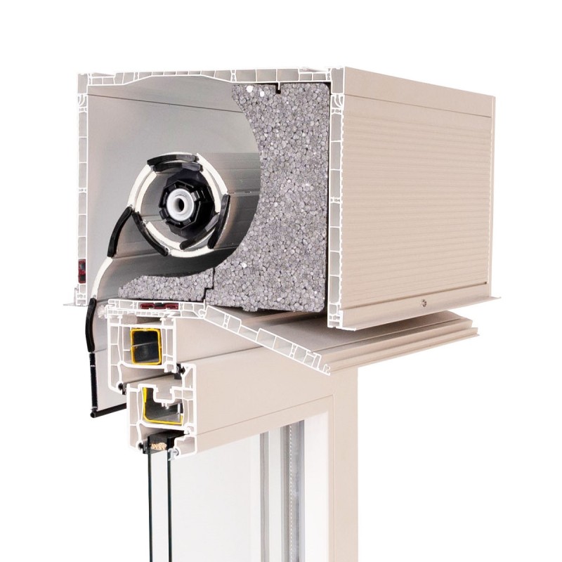 CB Box 205 x 255mm mit Einbau beiseitig, Isolierung – Neopor