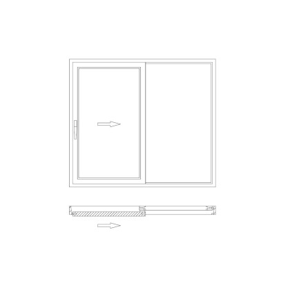 Sliding door Plan A