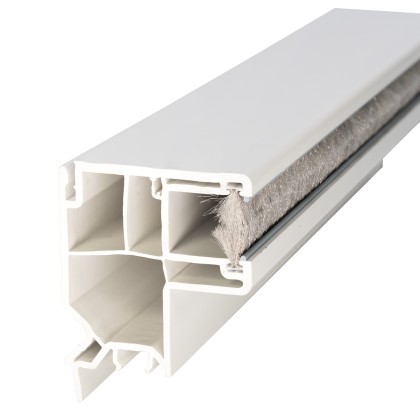 Prowadnica pojedyncza dystanowa pvc VEKA (59 x 64mm)