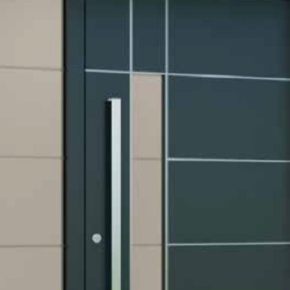 Entrance door decorative panels Aluprof