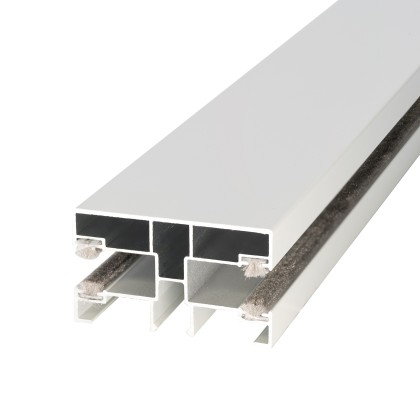 Coulisse double en alu CB (60 x 35mm)