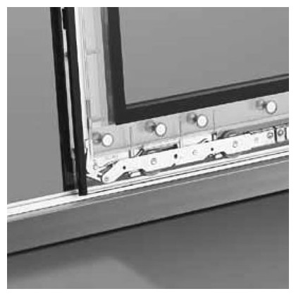 Lift-and-slide fitting GU